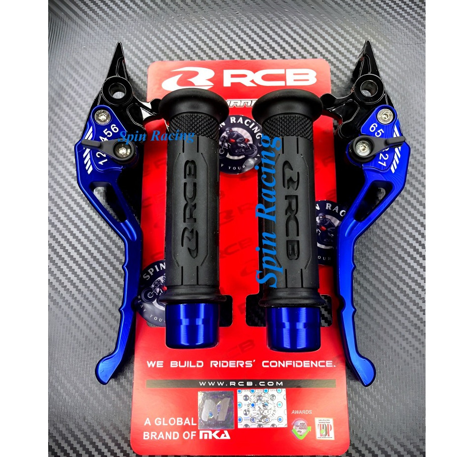 Handgrip RCB Original RCB HG77 + Jalu Stang BULAT model ARM AKN CNC + Handle Rem Stelan CNC Handgrip