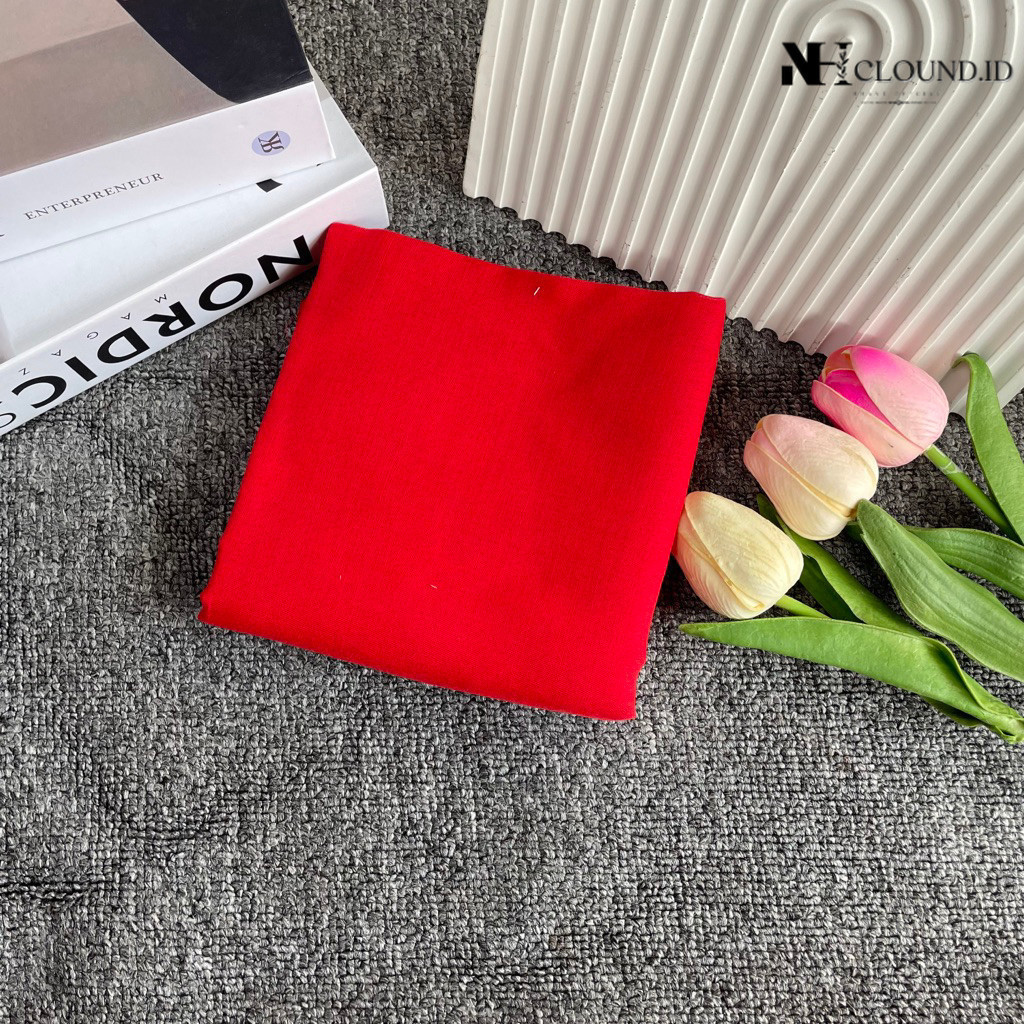Hijab Paris Jadul Varisha Premium | Segiempat Polos Lembut Adem Mudah Dibentuk | Hijab Daily Murah T