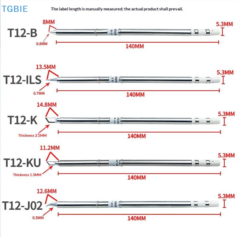 TLT12 I ILS J02 JL02 K KU Soldering Iron Tips For Hakko Fx951 Y T12 Electric Soldering Iron Solderin