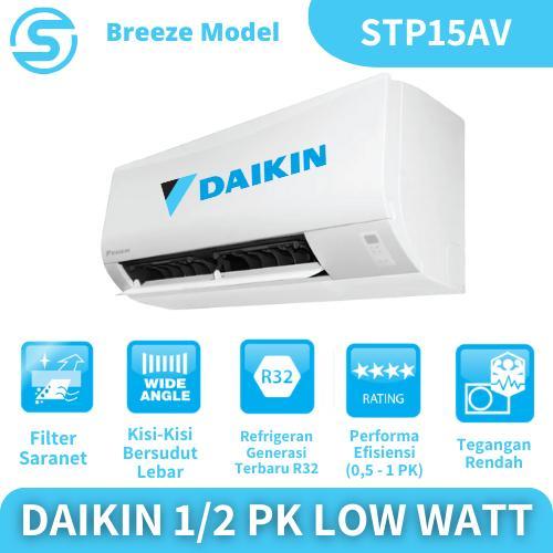 AC DAIKIN 1/2 PK LOW WATT STP15AV REFRIGRANT R32 - Unit Saja