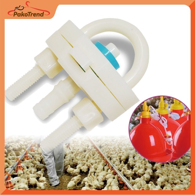 Sadle Connector TMO Sadle Konektor Tempat Minum Ayam Sambungan Pipa Praktis Untuk Kandang Ayam Poton