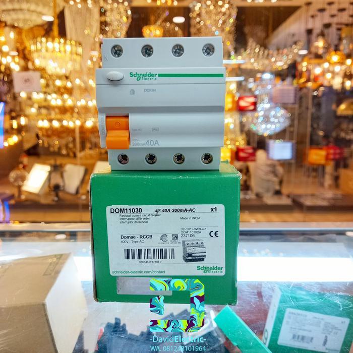 ELCB RCCB DOMAE 4P 40A 300MA
