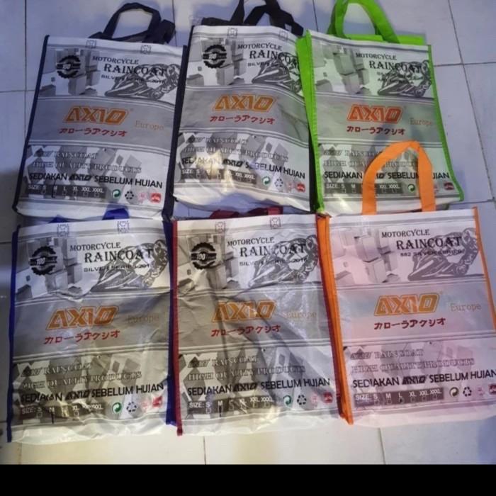 Jas hujan original Axio / tiger head metro / rosida preloved or second like new - M/L, XL, XXL, XXXL