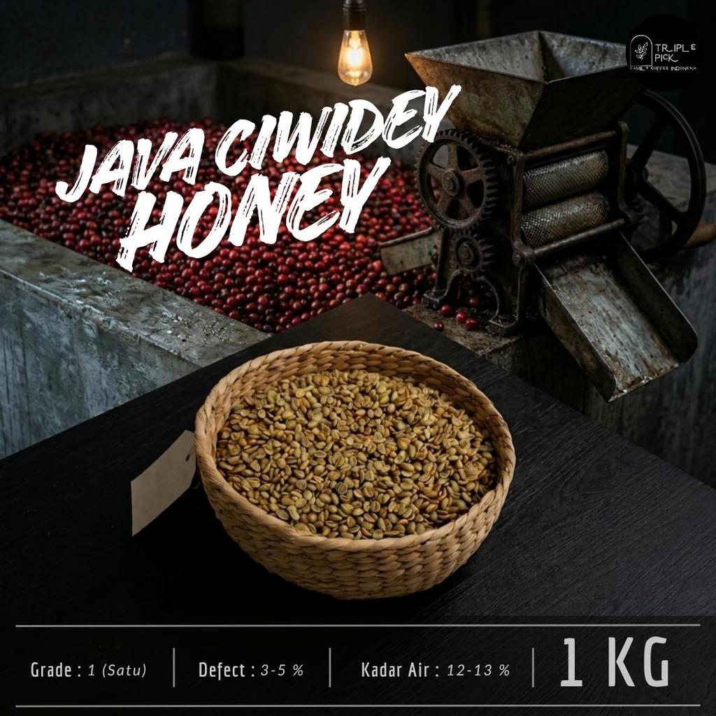 green bean / Biji kopi arabika Ciwidey - Madu kering TERMURAH