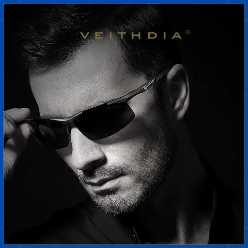 VEITHDIA Kacamata Retro UV400 Polarized Sunglasses - 6562