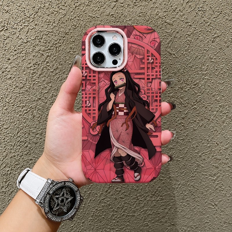 Casing Cocok Anime Karakter Perempuan Dalam Kimono Untuk OPPO A38 A78 A15-17 A3S A9 A53-58 A7 A74 A3