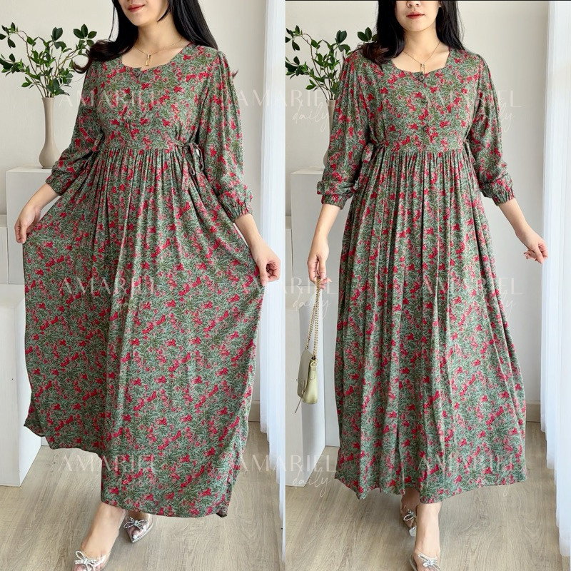 Amariel Tulsa Dress Daster Nyaman Bumil Busui Friendly PREMIUM