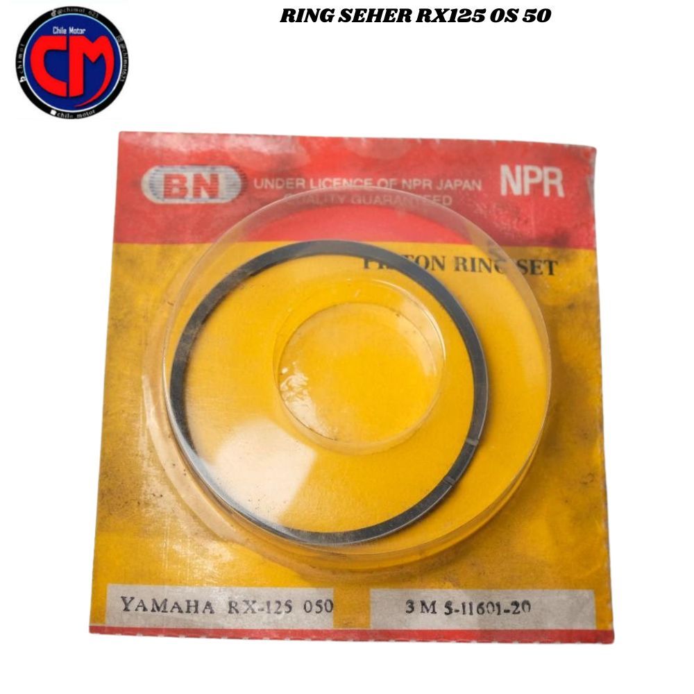 Ring Piston Seher Only Yamaha RX 125 RX125 Oversize 50 Npr
