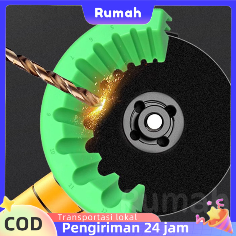 Dudukan Mata Bor Gerinda Portabel 3-12mm untuk 100 Tipe Gerinda Sudut, Penggilingan Akurat