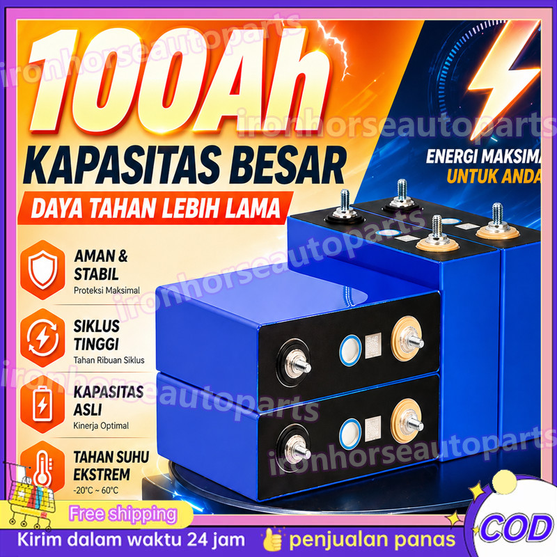 100AH Lifepo4 COD baterai baru 2026 CATL/BYD Battery Lifepo4 12v Battery Lifepo4 UPS CATL/BYD-Baru 1