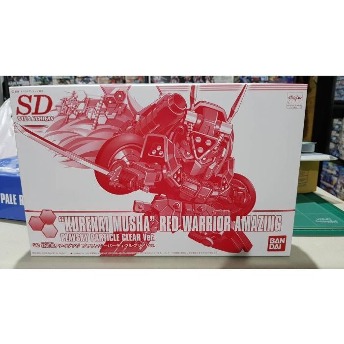 SDBF KURENAI MUSHA RED WARRIOR AMAZING LIMITED CLEAR GUNPLA EXPO BANDAI