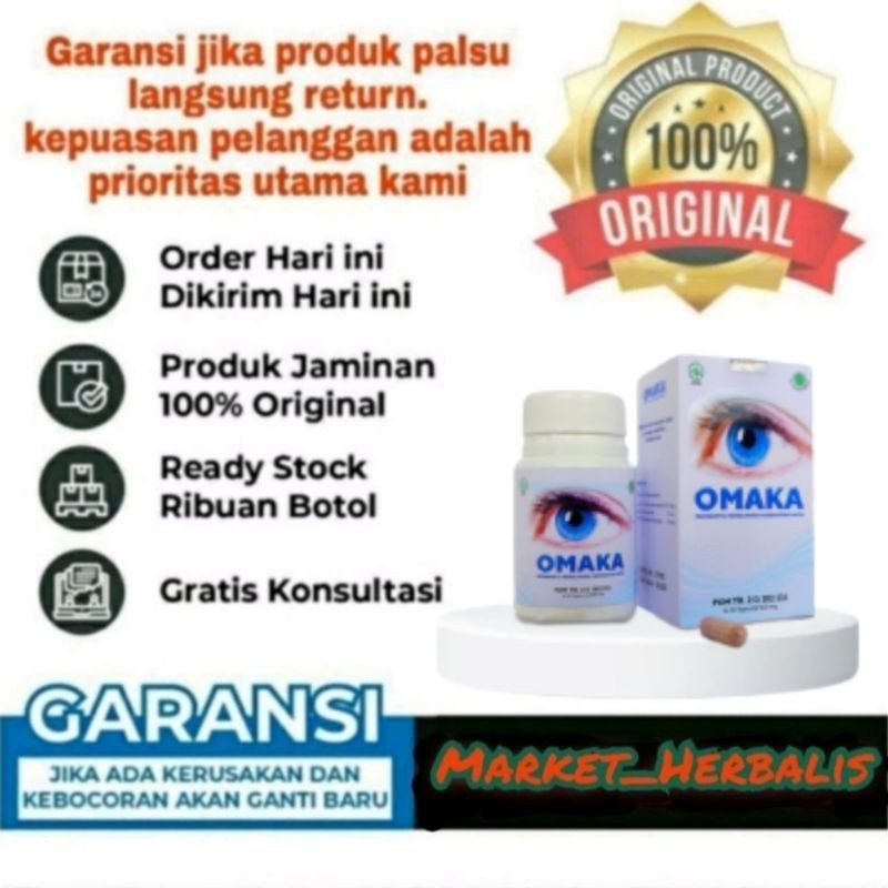 Omaka Asli Obat Kesehatan Mata Ampuh Original Herbal Alami