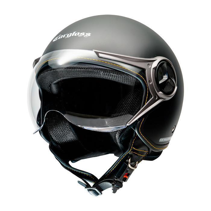 Cargloss YRJ Helm Anak Cargloss Helm Half Face - Black - HItam Doff