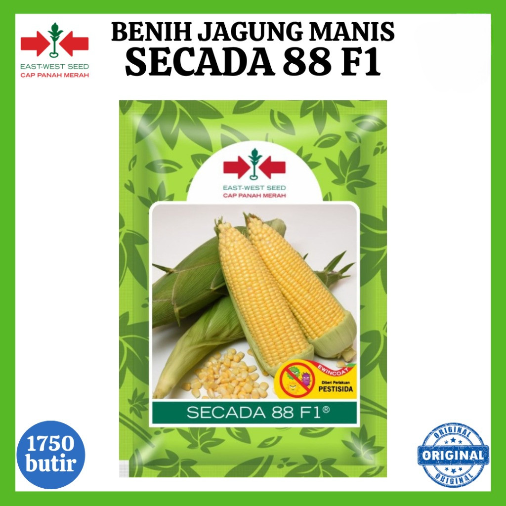 Benih Jagung Manis SECADA 88 F1 (1.750 Butir) Bibit Cap Panah Merah 1750 Biji