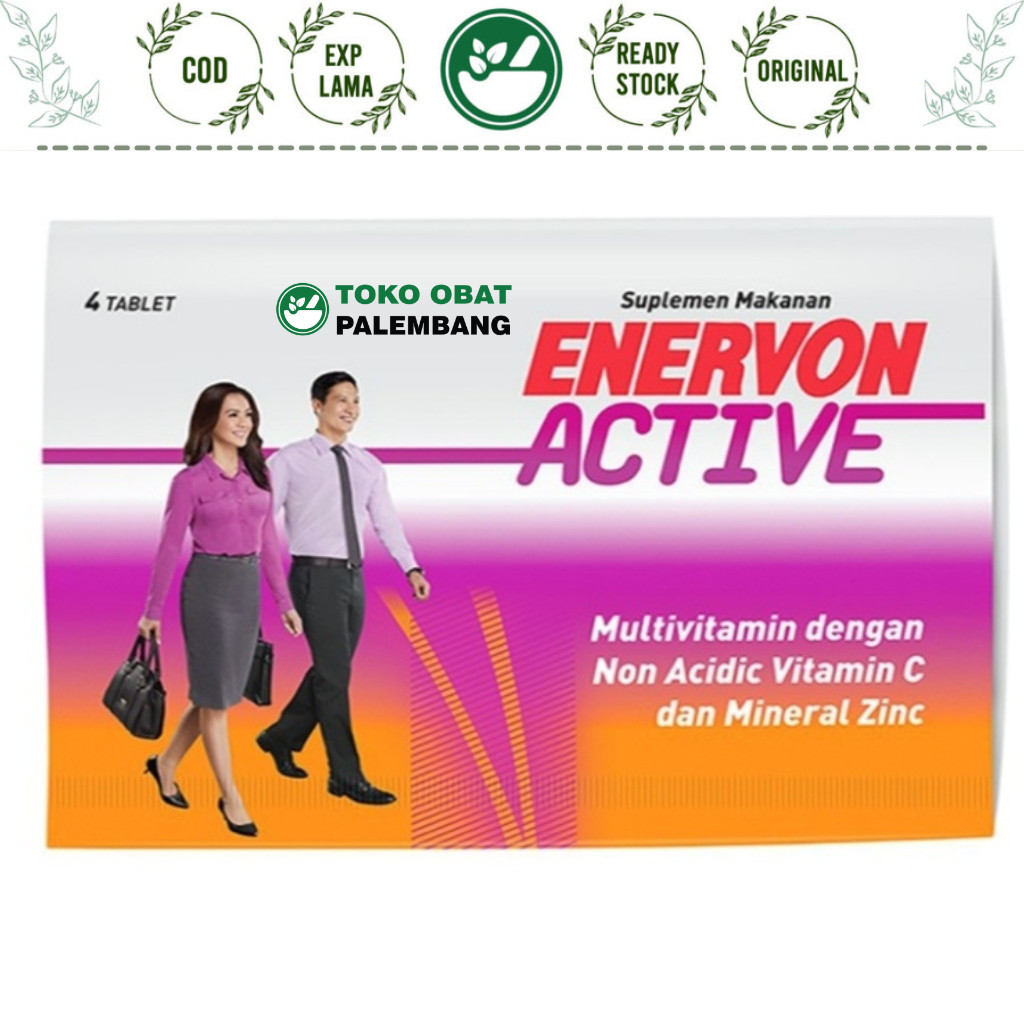 1STRIP ENERVON ACTIVE STRIP ISI 4 TABLET ENERVON C ACTIVE ENERVON-C ACTIVE MULTIVITAMIN
