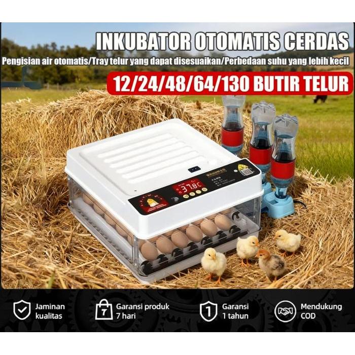 Alat Penetas Telur Incubator Full Otomatis Penuh Dengan Pengaturan Suhu