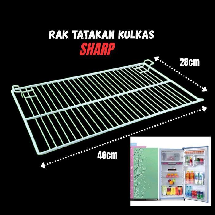 rak kulkas / tatakan kulkas besi 46cm×28cm untuk kulkas SHARP
