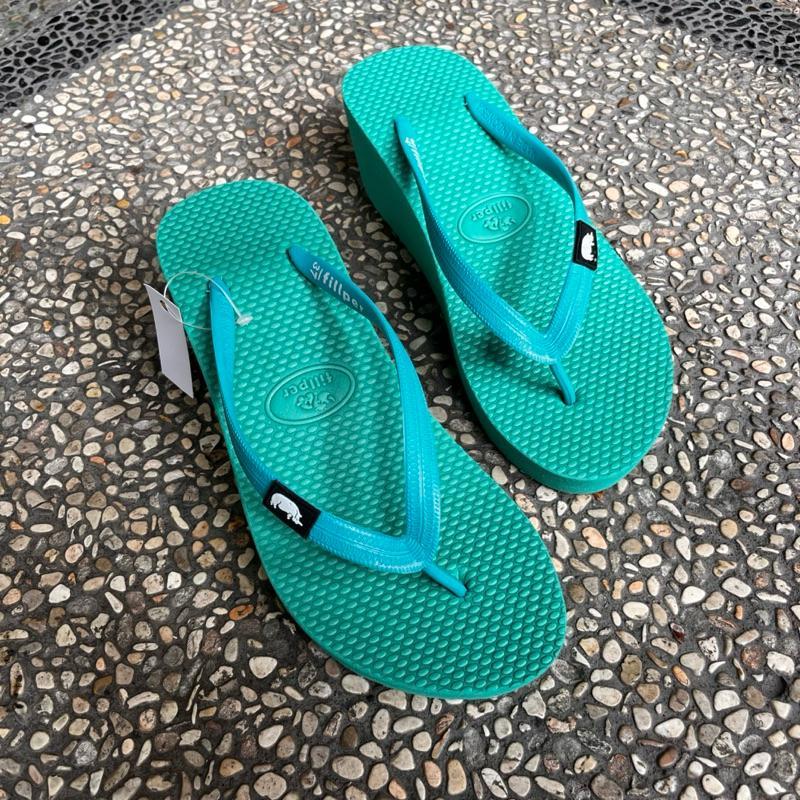 [COD] Sendal Jepit CEWEK KARET HAK 5 cm Fipper WEDGES Wanita Empuk Murah Nyaman