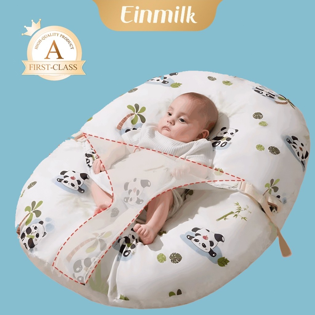 Einmilk BabyShip/Baby Lounger/Kasur Premium Jumbo/Big Size Multifungsi Gesper Pengaman Sabuk Pengama