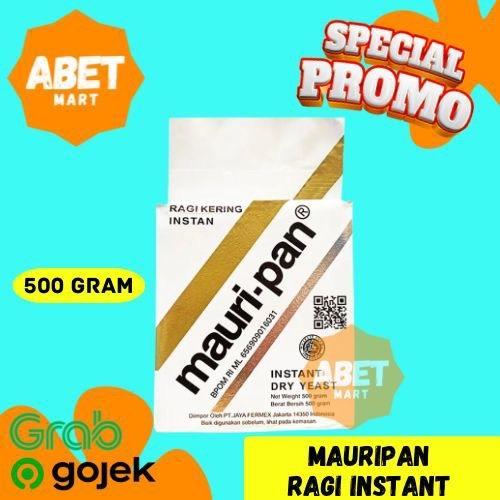 MAURIPAN RAGI KERING INSTAN 500Gr - 500 Gr Gram Bubuk Mau Ripan DRY YEAST INSTAN Kue Martabak Roti H