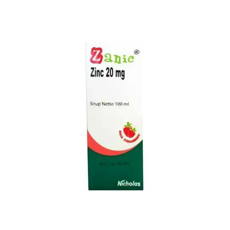 ZANIC (STRAWBERRY) SIRUP 1 BOTOL @ 100 ML