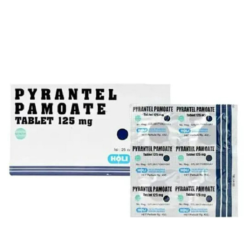 PYRANTEL PAMOATE 125 MG 1 STRIP @ 4 TABLET