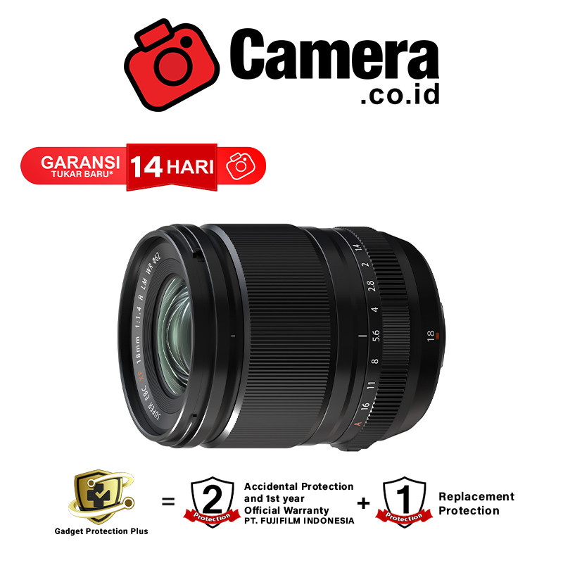 FUJINON XF18MM F1.4 R LM WR GARANSI RESMI