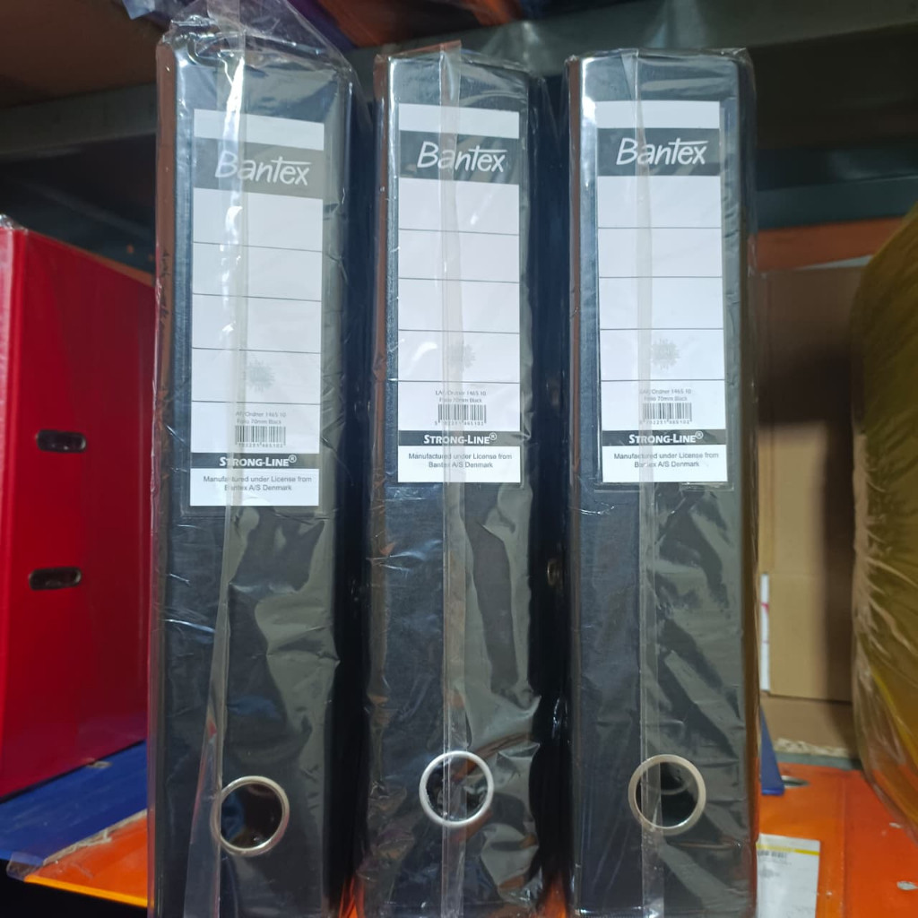 READY Odner Bantex Folio HITAM 1465V 70 mm [ 6 Pcs dan 12 Pcs ] LAF/ Odner Bantex FC 70mm HITAM SAJA