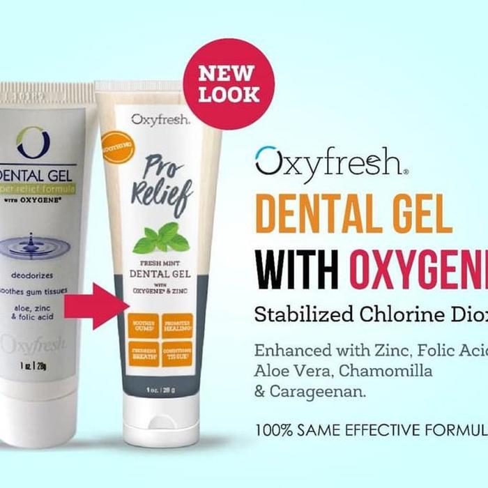 Oxyfresh gel 1 oz / dental gel / oxygene pro relief