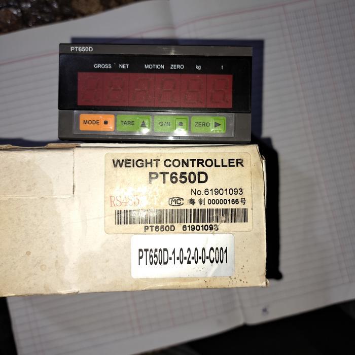 idicator timbangan PT650D chimei weight controller PT650D output analo
