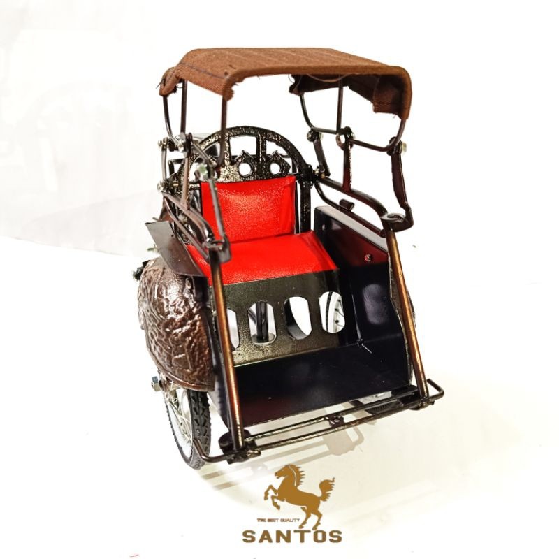 ReadyMiniatur becak Jogja