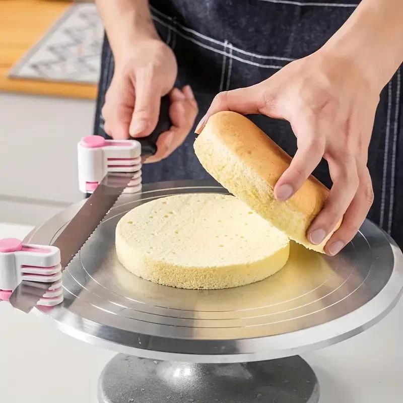 Professional Y Bread Slicers Cake Leveler Cutting Maines Toast Slicers Adjustable Baguette Cutter Sl