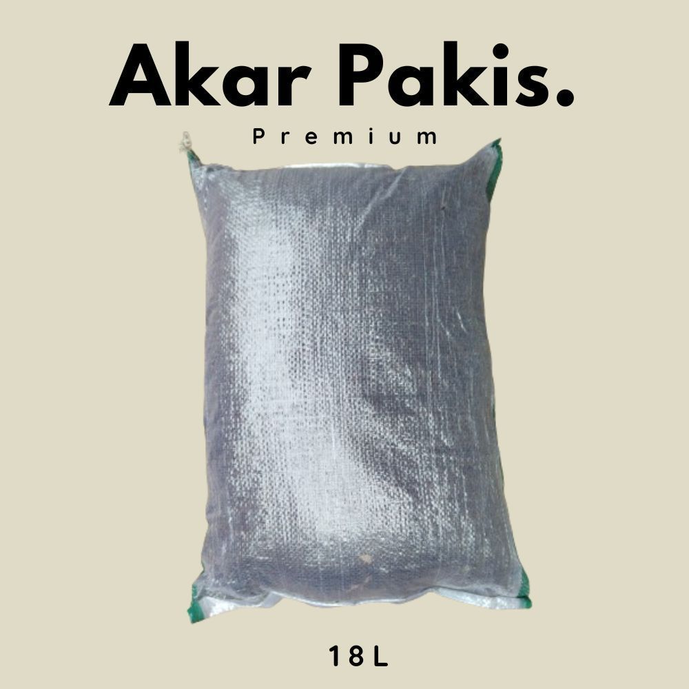 Akar Pakis Cacah Hitam Media Tanam Anggrek