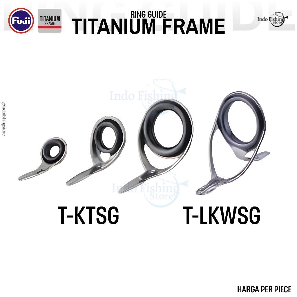 Ring Guide FUJI Titanium Frame T-KTSG T-LKWSG Original Ring Joran Pancing Premium Jepang