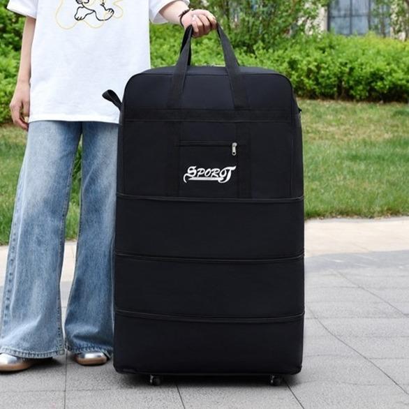TAS TRAVEL RODA JUMBO 4 TINGKAT / TRAVEL BAG JUMBO / DUFFEL BAG / DUFFLE BAG / TAS DUFFEL Mudik - TA