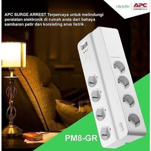 APC PM8GR PM8-GR PM8 Surge protector stop kontak colokan anti petir
