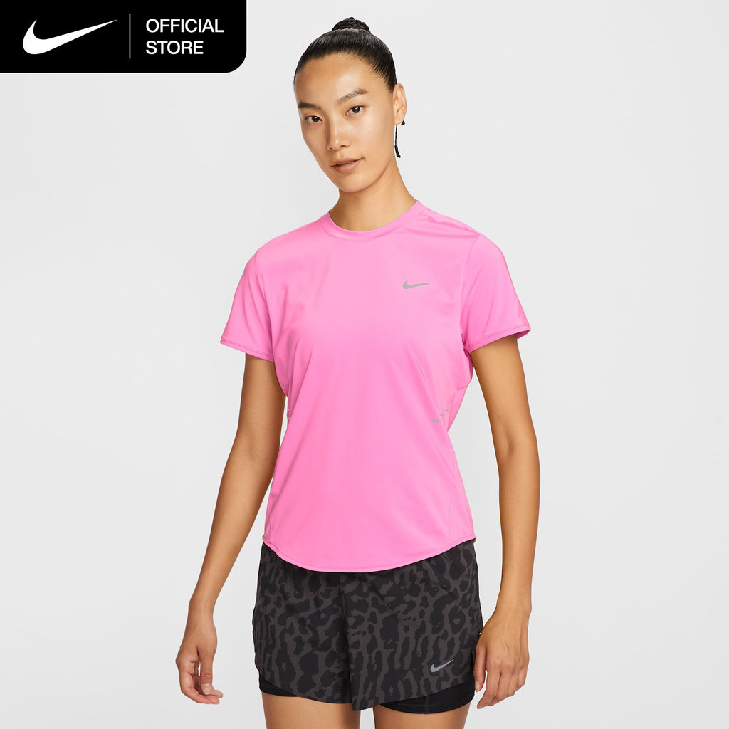 Nike Dri-FIT Women's Swift Short-Sleeve Running Top - Playful Pink [HM9699-675]