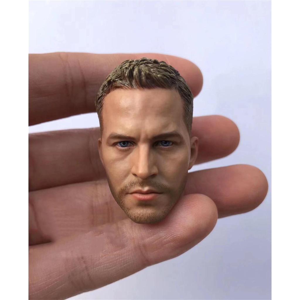 1:6 Paul Walker Movie Star Head Carved Model Fit 12'' TBLeague Action Figure