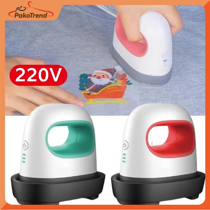 Mesin Press Sablon Kaos Portabel Mini Heat Press Alat Cetak Sablon Rumah Hobby Praktis