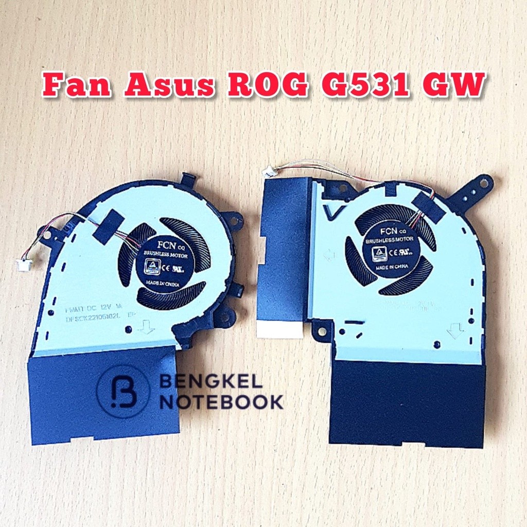 Fan Asus ROG Strix G531GW G531G G531GT G531GV G531 G531GU G531GD 12V Sepasang