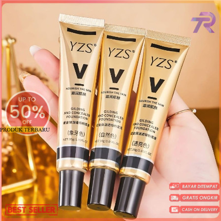 TR- YZS Original Foundation Gilding And Concealer Liquid Foundation Moisturizing Waterproof Anti Air