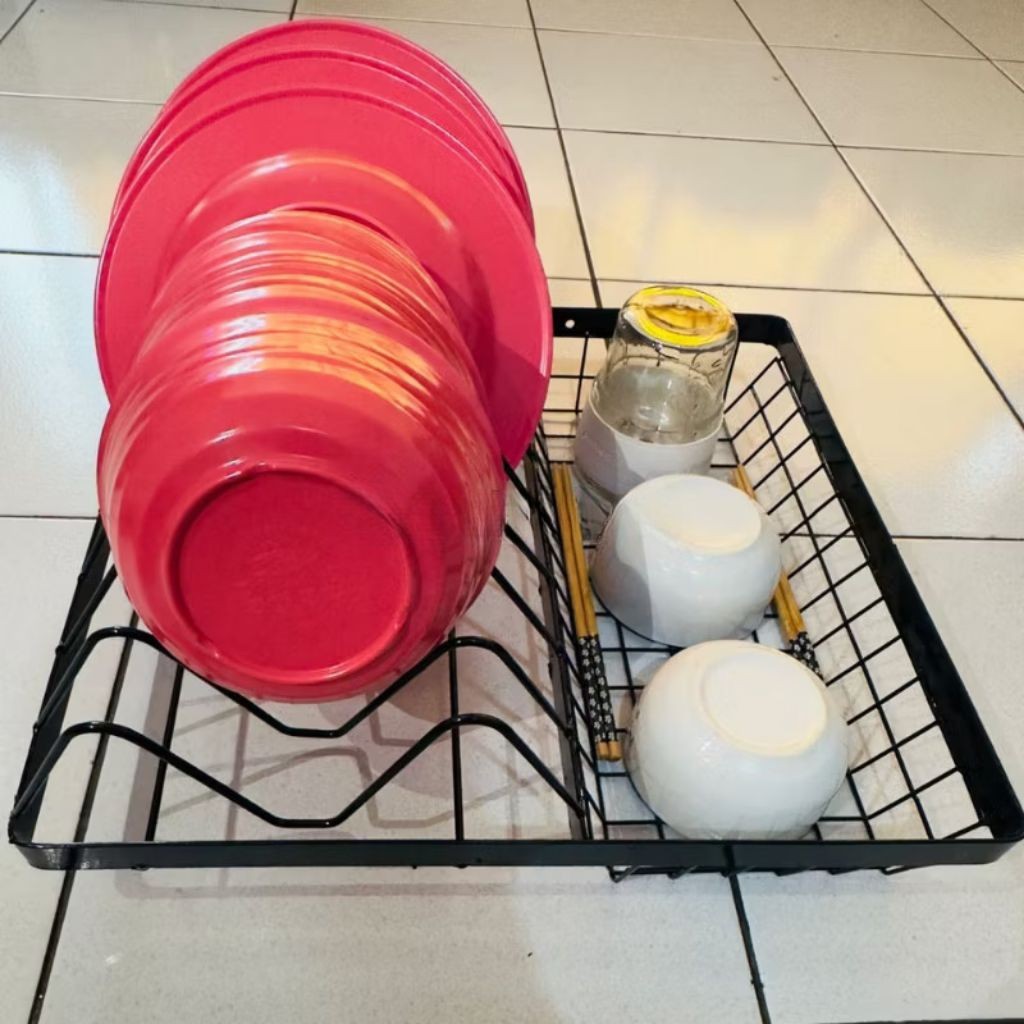 Rak Piring Wastafel Gantung Rak Cuci Piring Gantung Rak Dapur Dinding (RPW)