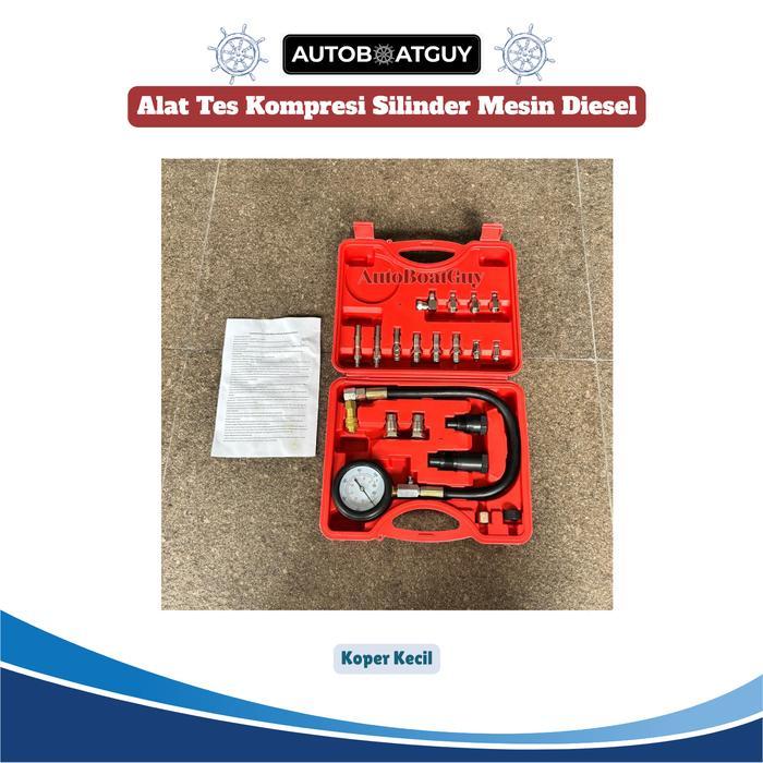 Alat Tes Kompresi Silinder Mesin Diesel / Compression Tester Set - UNIT MULUS - KOPER KECIL