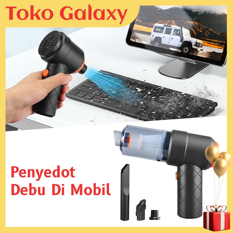 Mini Vacuum Cleaner Wireless Rechargeable – Penyedot Debu Portable Serbaguna Kasur Sofa