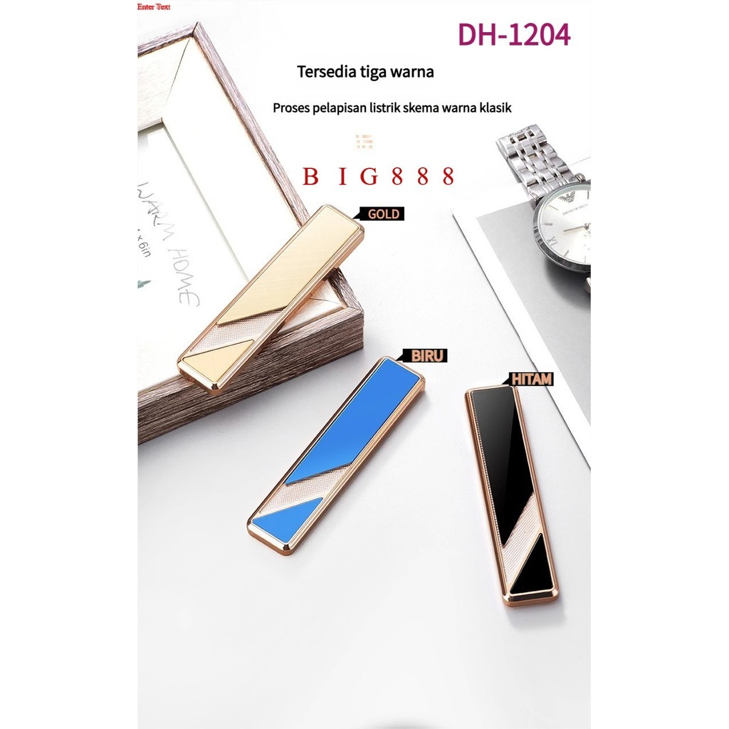 DH-1204 Korek USb Elektrik(BISA COD) Korek Tanpa Isi Ulang Korek Electric