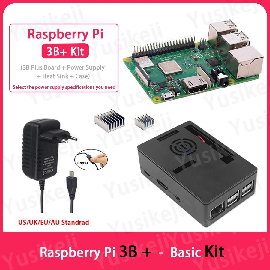 Original Raspberry Pi 3B+ KIT Raspberry Pi 3B Plus 3B+ kit 3B Plus kit BCM2837B0 3B+ 3B PLUS Board+P