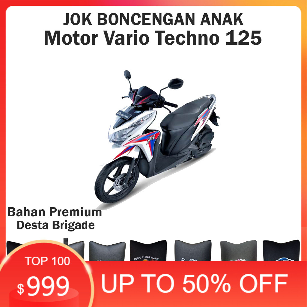 Jok Boncengan Anak Motor Vario Techno 125 – Cocok Anak Kecil, Berkualitas - JOK ANAK