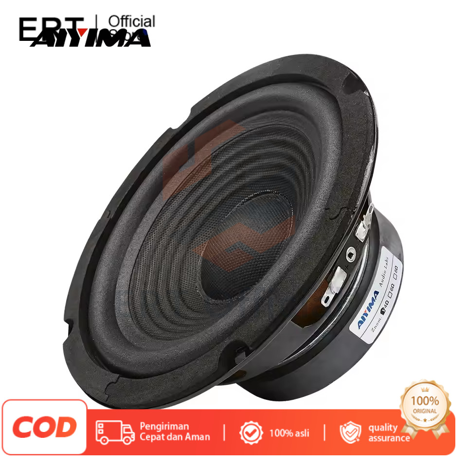 ERT Speaker 6.5 Inch Woofer Subwoofer 150W 4 Ohm 6.5" Hifi Speker LM-6527 6528