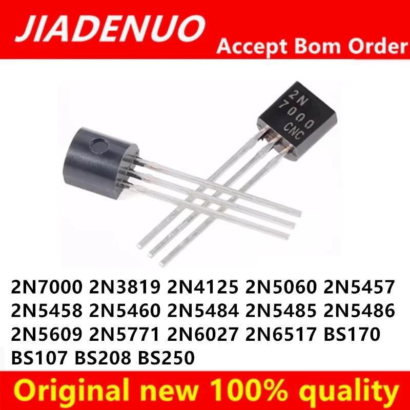 10 buah 2N7000 2N3819 2N4125 2N5060 2N5457 2N5458 2N5460 2N5484 2N5485 2N5486 2N5609 2N5771 2N6027 2