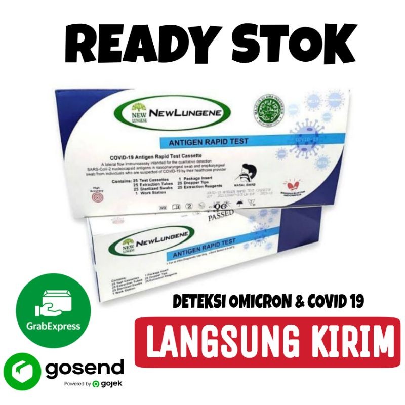 ANTIGEN NEW LUNGENE SWAB ANTIGEN OMICRON DELTA 1 BOX ISI 25